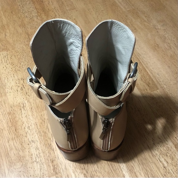 PLOMO soft leather wrap ankle booties. Size 37 (6.5) - Picture 4 of 11